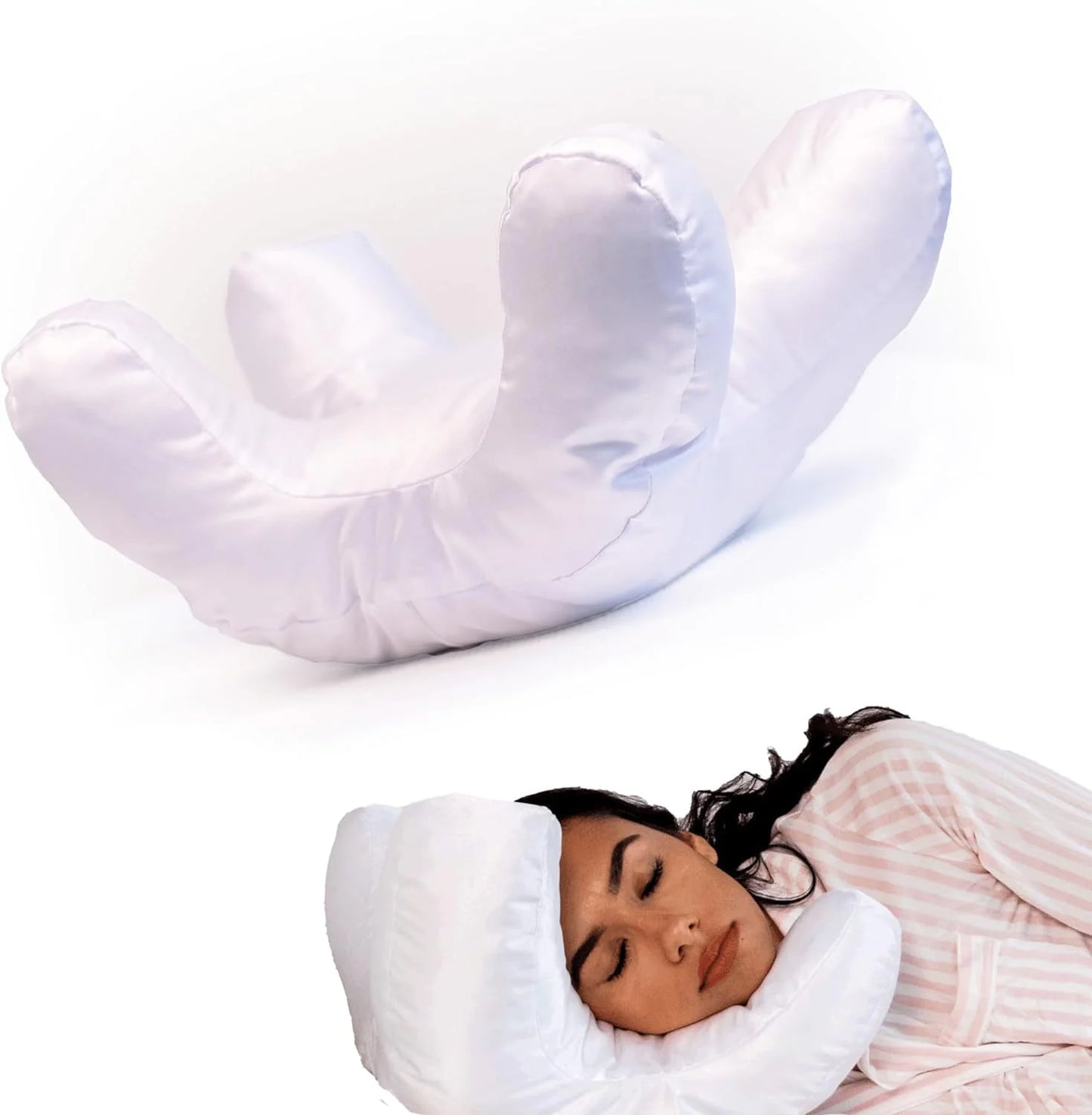 SilkGlow Beauty Sleep Pillow