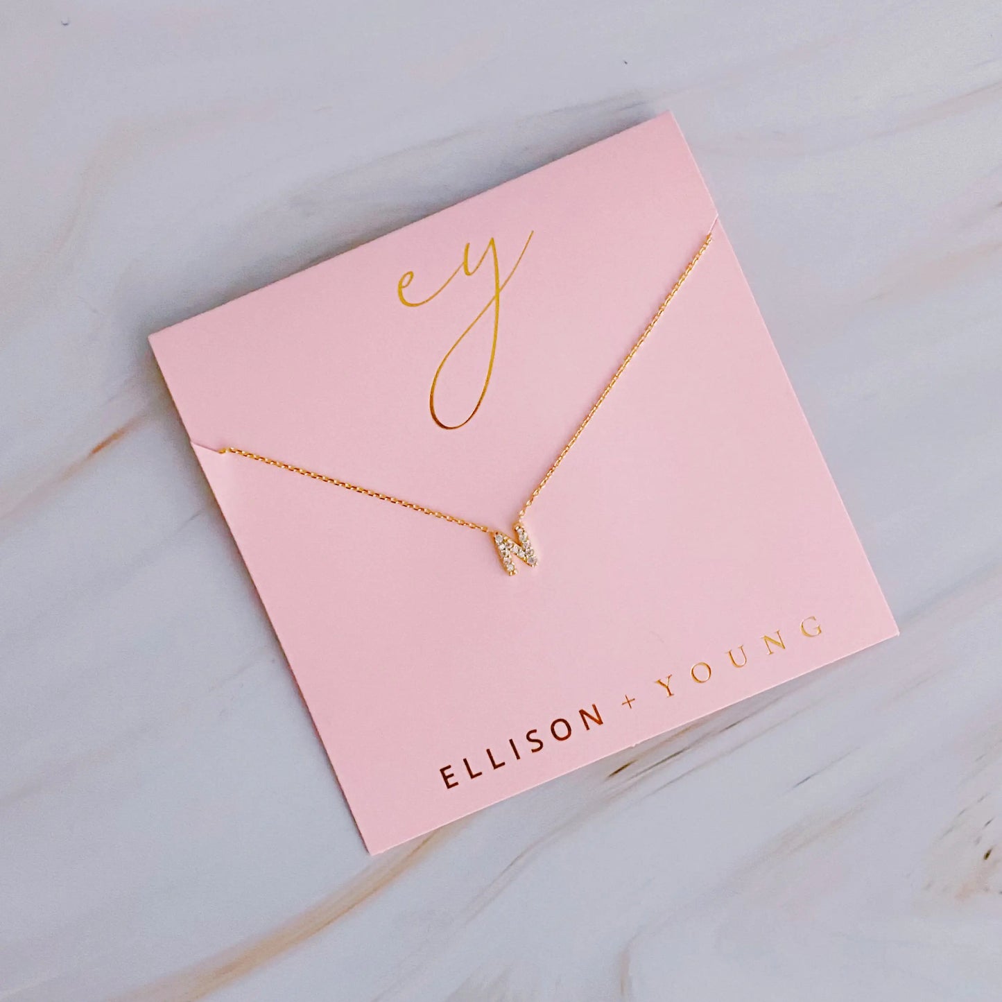 Understated Beauty Initial Necklace