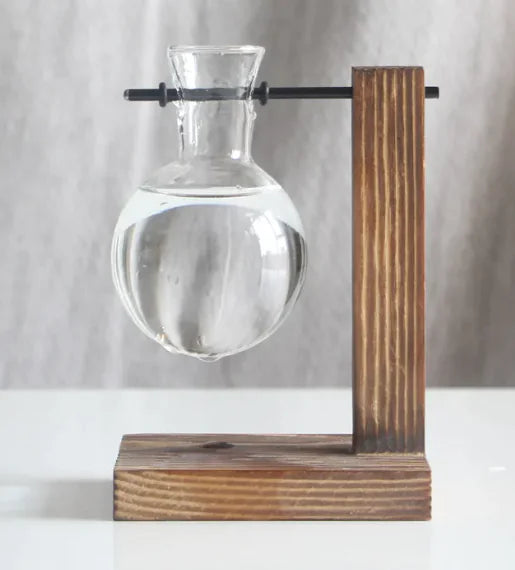 Wooden Frame Vase